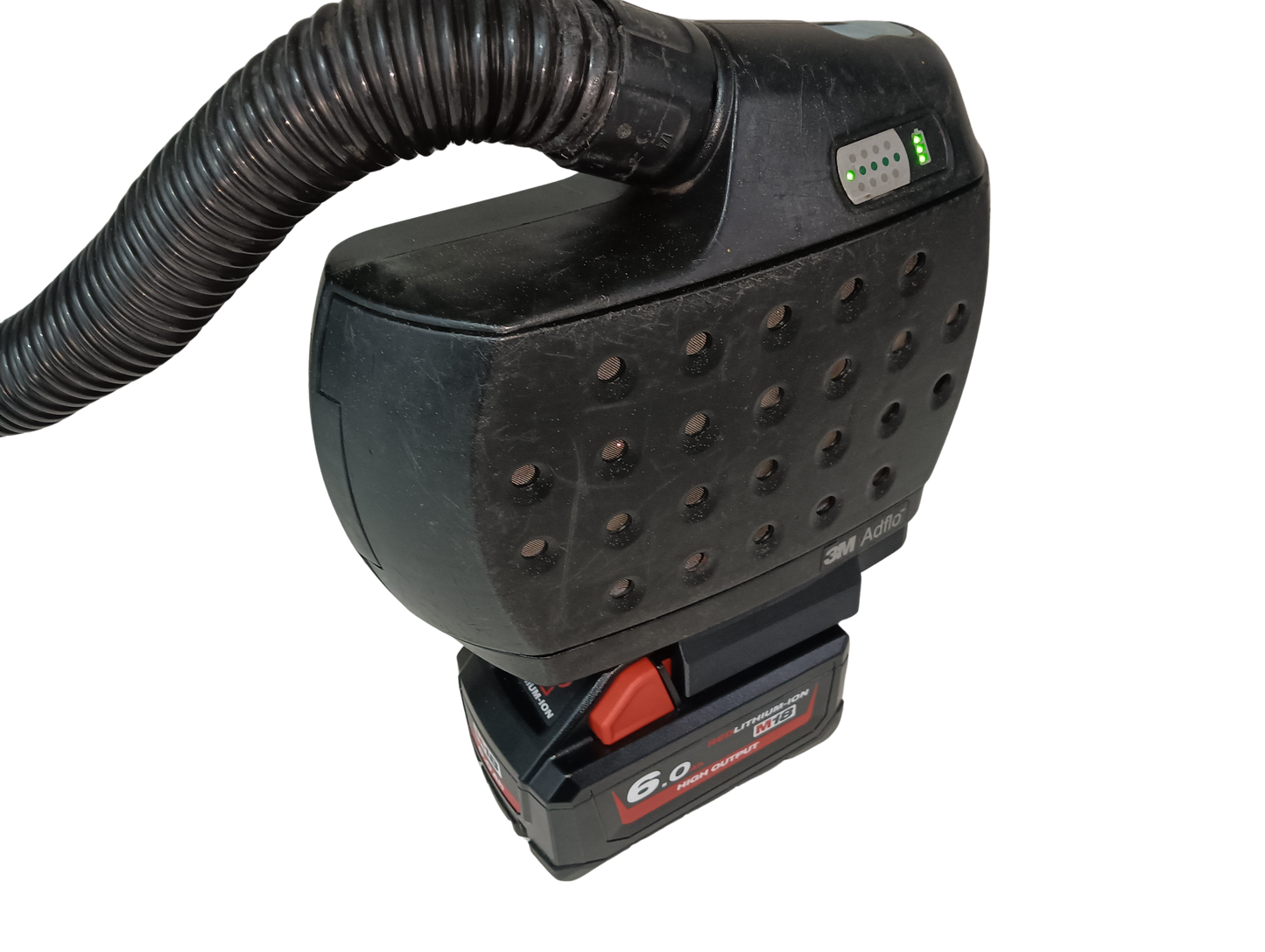 premium Milwaukee® M18 compatible speedglas adflo battery adapter