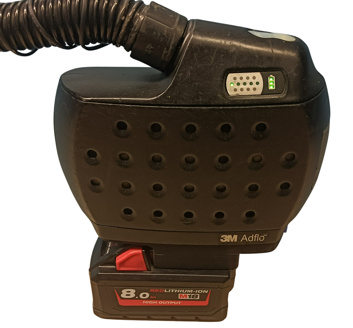 Ultimate Milwaukee® M18 compatible Speedglas Adflo battery adapter v3 – Task Light Ready