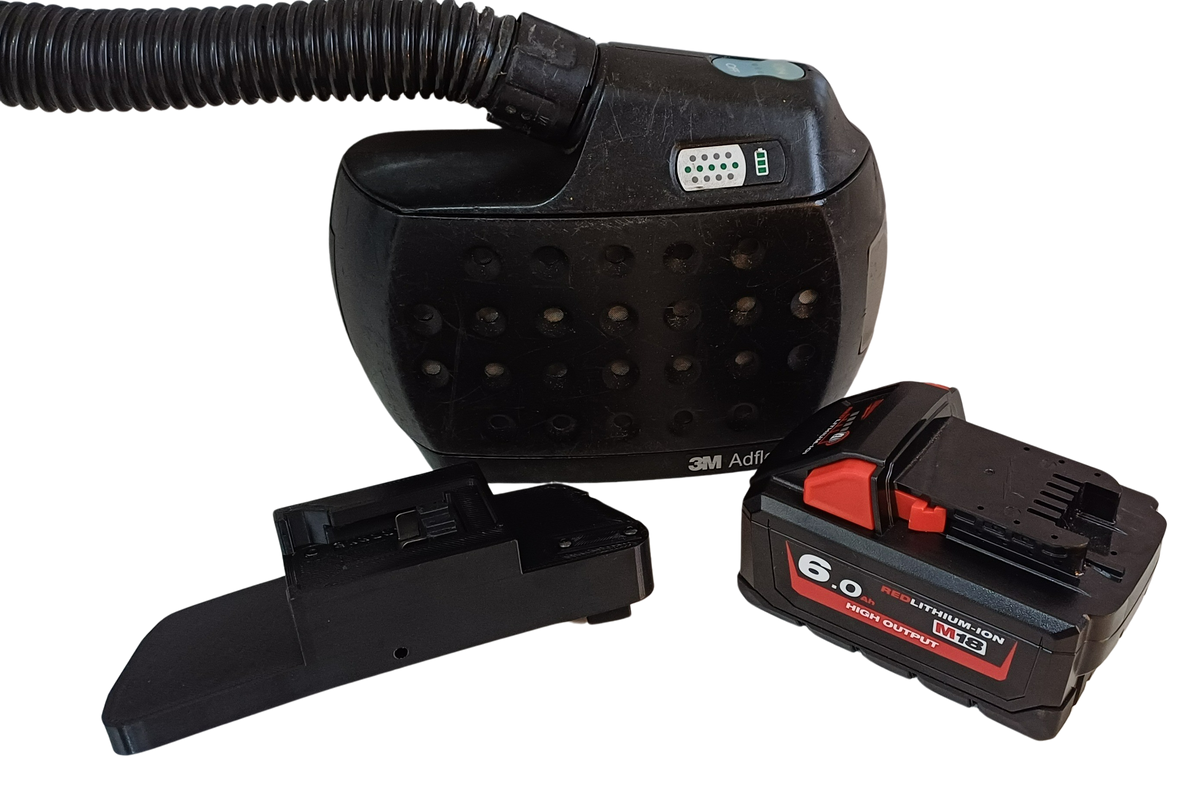 Milwaukee® M18 compatible speedglas adflo battery adapter v2 ...