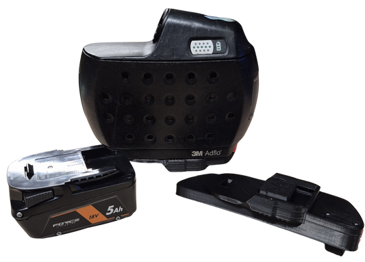 AEG® & Ridgid® compatible speedglas adflo battery adapter