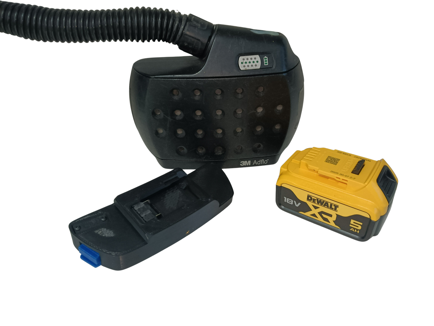 premium Dewalt® compatible speedglas adflo battery adapter v2