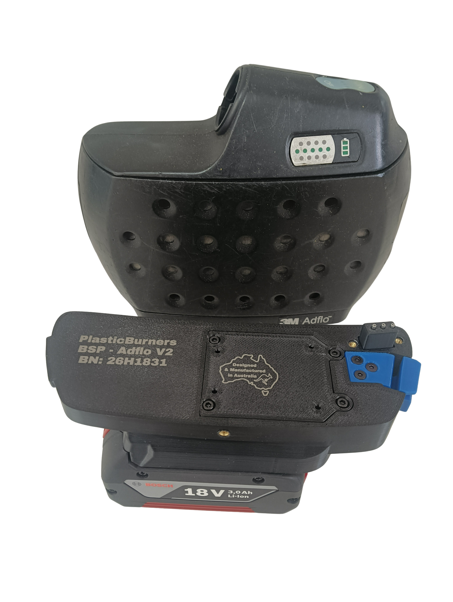 premium Bosch® compatible speedglas adflo battery adapter v2