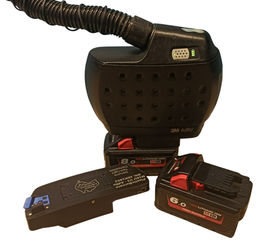 Ultimate Milwaukee® M18 compatible Speedglas Adflo battery adapter v3 – Task Light Ready